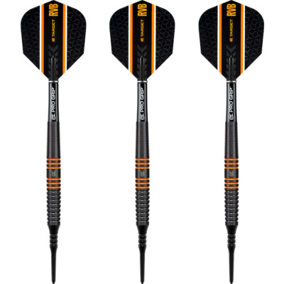 Target Soft Darts Raymond van Barneveld RVB 80% BLACK Softtip Dart Softdart