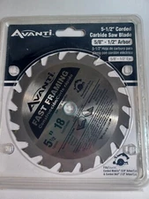 Avanti 5-1/2 x 18-Tooth Fast Framing Saw Blade Steel Fast Framing New