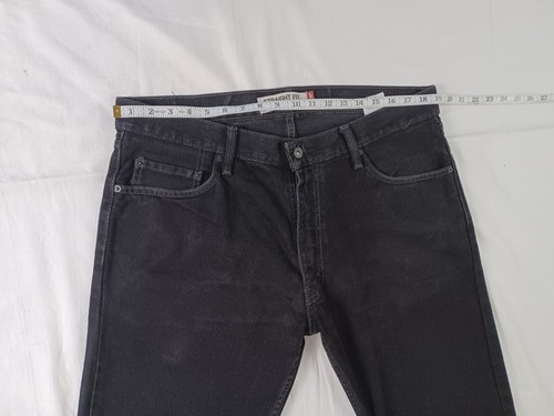 Levi's 505 Straight Fit Jeans Sz 36x32 (Actual Meas 38x31.5) 100% Cotton - Picture 3 of 12