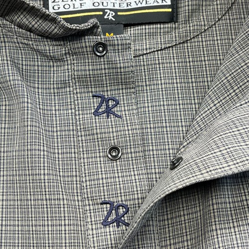 Zero Restriction Golf Vest Men Medium Pullover Plaid Wind Water Repellent USA - Picture 5 of 13