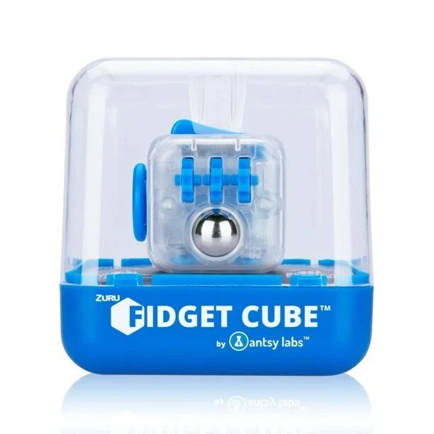 Blue fidget sale cube