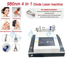 980nm Diode Laser Onychomycosis Vascular Removal Pain Relief Machine 5 in 1