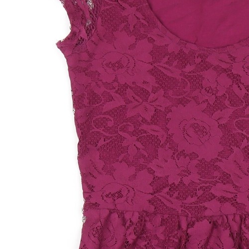 Maglione girocollo Dorothy Perkins donna viola poliestere A-Line taglia 6 - Foto 9 di 10