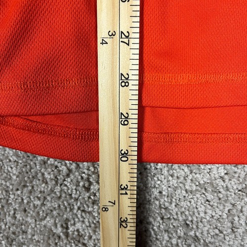 Chicago Bears NFL Team Apparel 1/4 Zip Pullover Mens XL Orange Long Sleeve - Picture 5 of 8