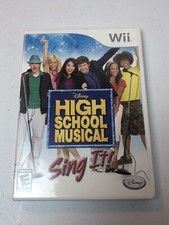 High School Musical: Sing It Nintendo Wii Complete w/ Manual - Tested Working