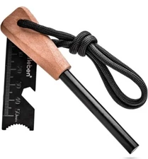  Original Ferro Rod Fire Starter Survival Tool w/Fire Striker  1/2" Thick Steel 