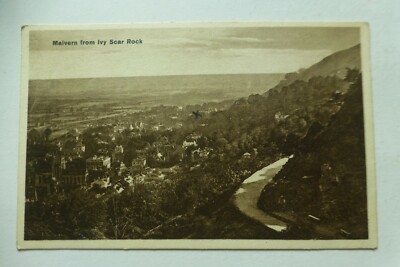 Q171 MALVERN aus IVY SCAR ROCK Postkarte 1937