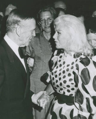 Fred Astaire and Ginger Rogers at Gala Tribute Honoring Fre - 1973 Old Photo 1