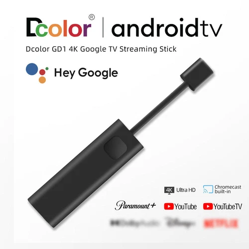 New Android TV Stick GD1 4K Streaming Media Player for Netflix Google WiFi Box - Picture 2 of 12