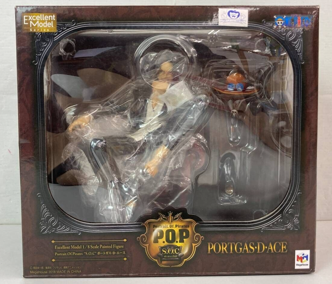 ONE PIECE Portrait.Of.Pirates POP S.O.C Portgas D Ace Figure