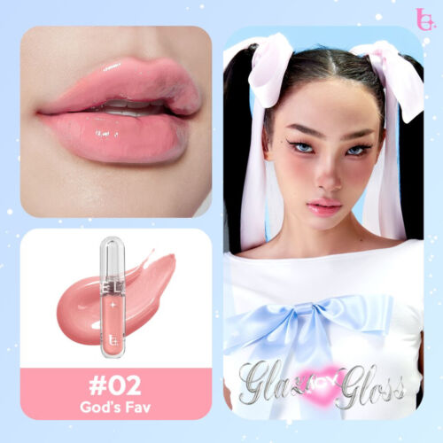 LA GLACE Icy Glaze Gloss covers dark lips, makes lips shiny, long lasting 2 g - Picture 4 of 9