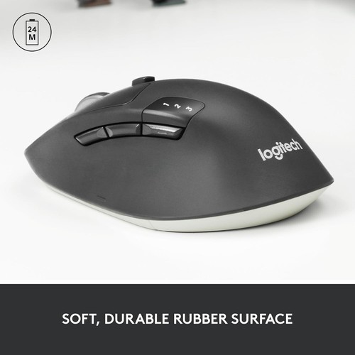 Logitech M720 Triathlon Mouse - Bluetooth & USB, Switch Easily Across 3 Devices - Picture 4 of 12