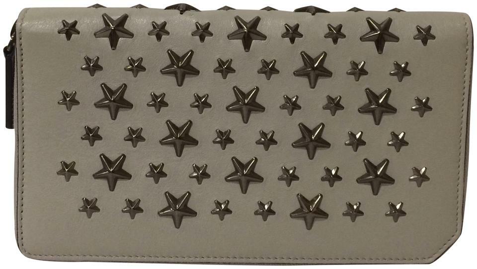 Jimmy Choo Stars Studded Zip Around Leather Wallet - NEW | eBay