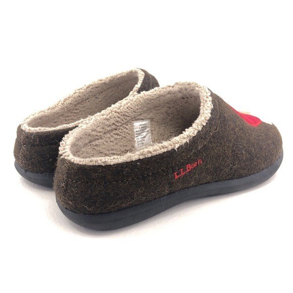 PANTOFOLA D’ORO L.L. Pantofole Bean Daybreak Scuffs da donna taglia 9M Gol Retriever con cappello Babbo Natale