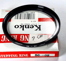 58-62mm Metal Step Up Adapter Ring 58mm Lens to 62mm Filter Converter E58-E62