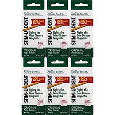 Stim-U-Dent Original, The Un-Plastic Plaque Removers, Mint-Flavored, 200 Count B