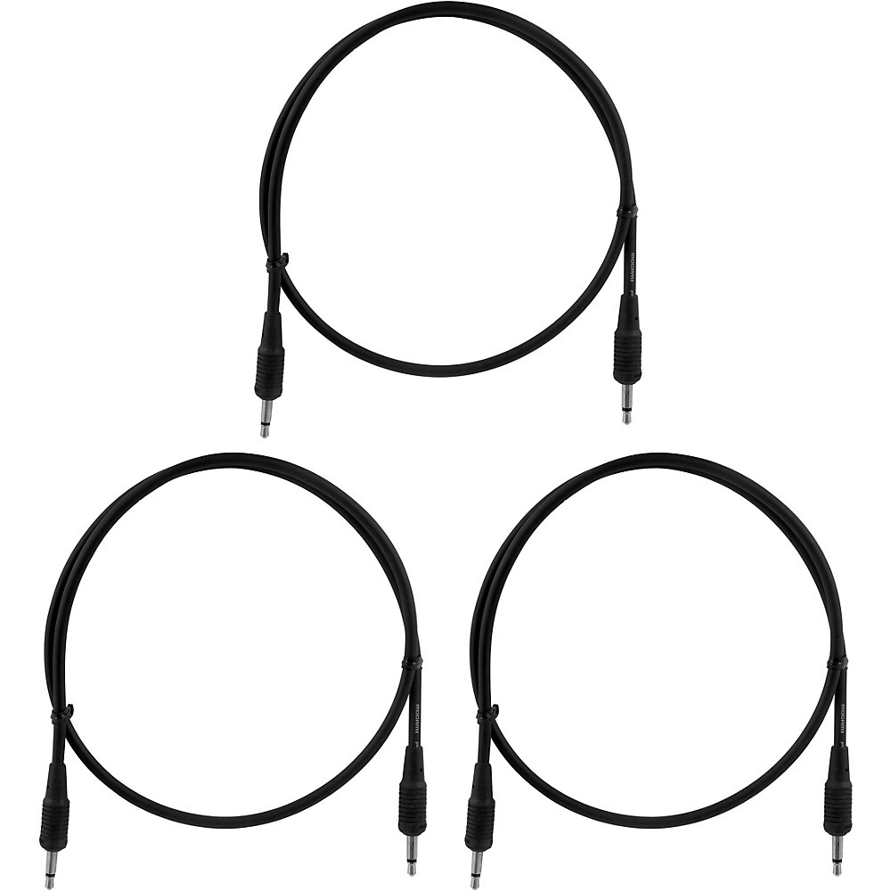 Модульные синтезаторные кабели Mogami Pure Patch Modular Synth VC - 3 упаковки по 2 фута.