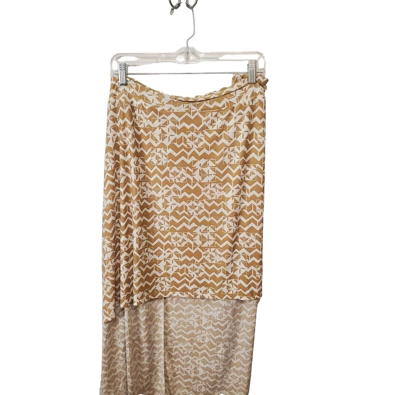 Polyester Geometric Skirts for Women