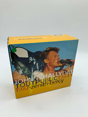 Johnny Hallyday: Tout Public 1984 1987 Zenith Bercy 4CD Box