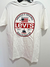 Levi's American Original Logo White T-shirt Unisex New without tags 