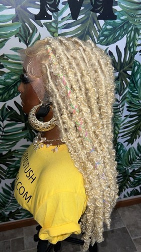 braided wigs for black womens Full Lace Locs Faux Locs - Picture 6 of 8