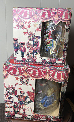 NIOB Nutcracker Ice Bucket & Matching Tumblers Acrylic W.C. Designs