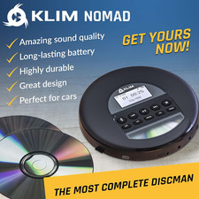 Nomad - New - Portable CD Player Walkman with Long-Lasting Battery - with Headph