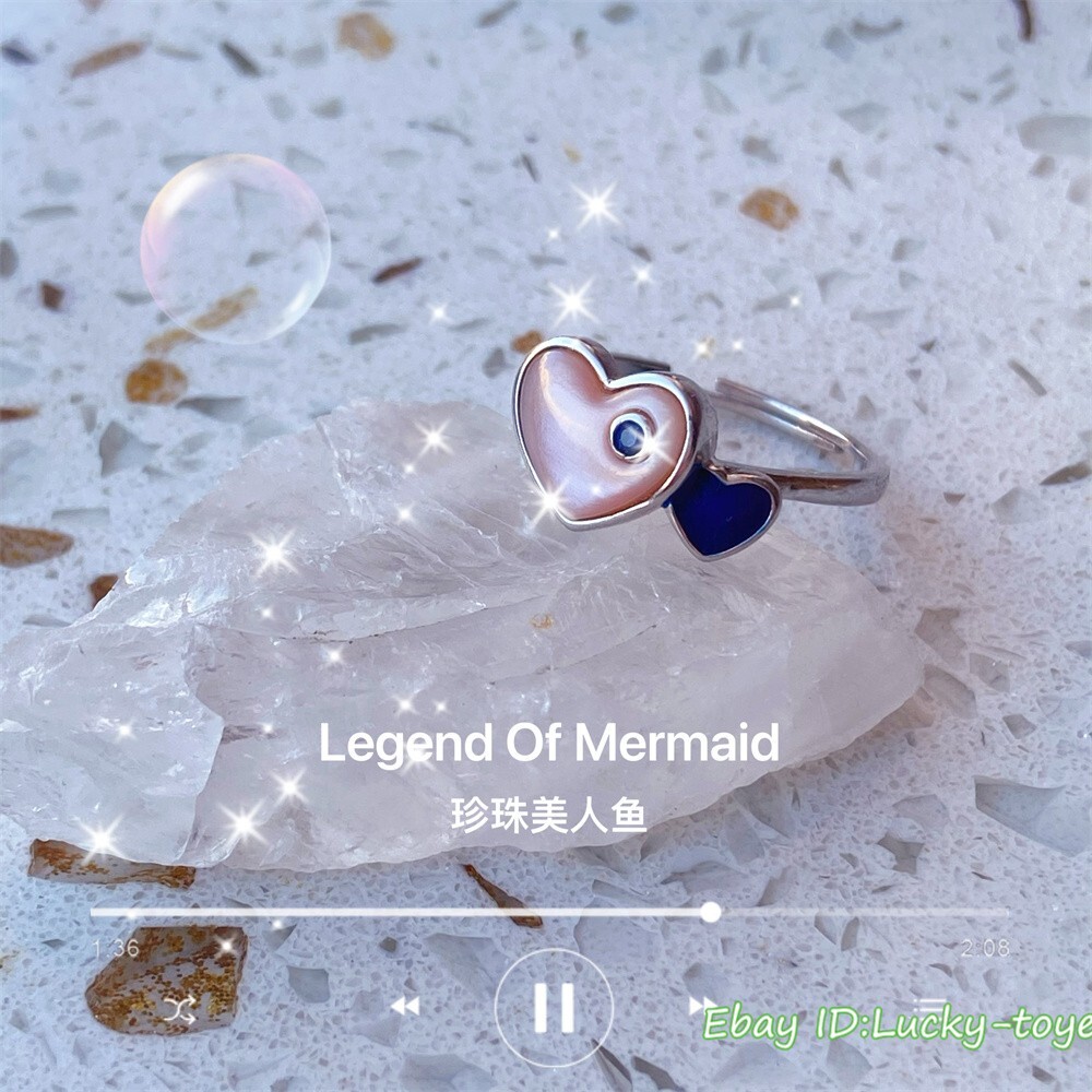 Sirena Melodía Pichi Pitch Nanami Luchia Cosplay utilería anillo ajustable regalo