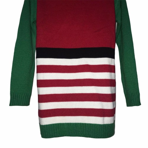 NWT It's Our Time Ugly Christmas Tunic Elf Sweater Girl's XL - Picture 9 of 9