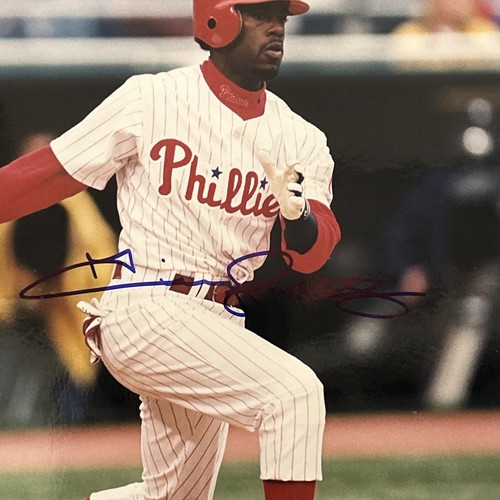 JIMMY ROLLINS SIGNED PHILADELPHIA PHILLIES 8X10 PHOTO JSA COA - Picture 2 of 5