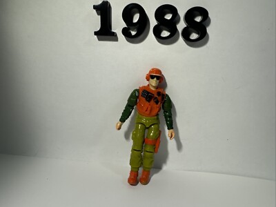 Skidmark Desert Fox Driver 1988 Complete GI Joe Vintage Action Figure