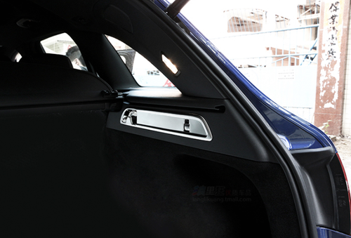 For Mercedes-Benz GLC 2016-2021 Silver ABS Rear Door Trunk Hook Frame Trim 2PCS - Picture 7 of 8