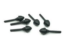 1940-1960 Pontiac Chevy glove box door window vent glass bumpers 6 pcs