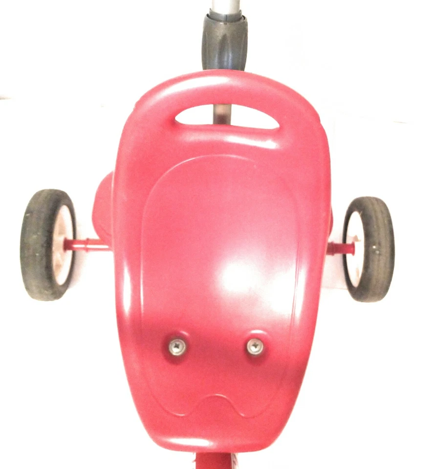Radio Flyer Deluxe Steer and Stroll Bicicleta Recreação Infantil Triciclo Vermelho - Imagem 3 de 4