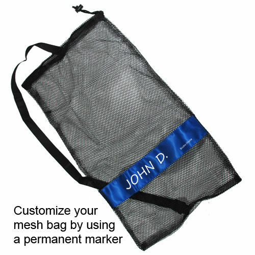 Scuba Diving Drawstring Mesh Bag with Shoulder Strap. 25" x 13" - Picture 1 of 1