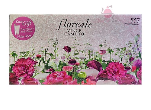 Vince Camuto Floreale  3 pc Set-1.0 oz EDP Sp+.34 EDP + 2.5oz Body Cream - Picture 3 of 3