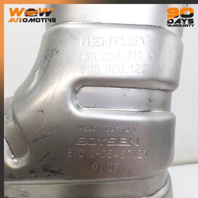 04-13 BENTLEY CONTINENTAL GTC GT REAR RIGHT EXHAUST MUFFLER ASSEMBLY OEM