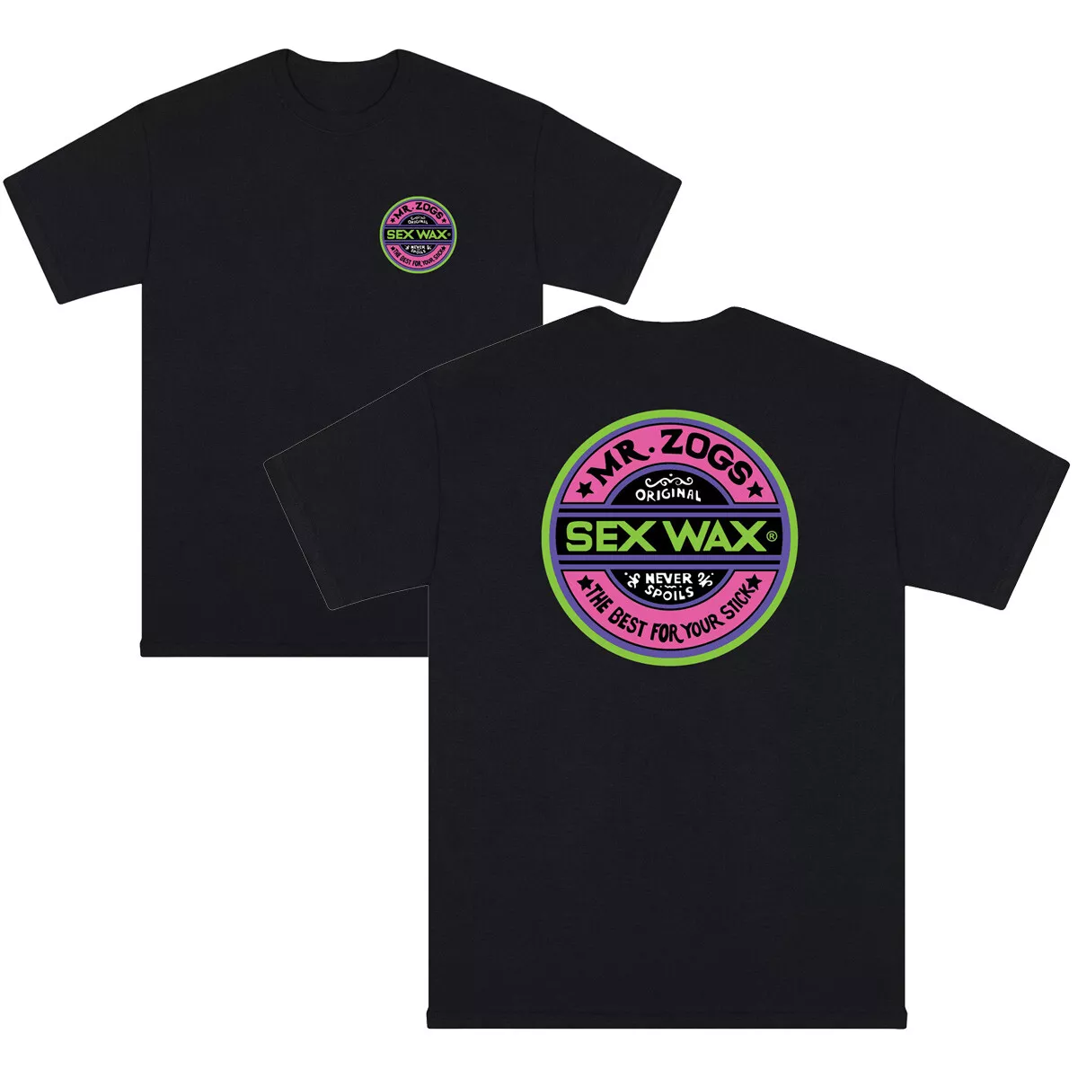 Sex Wax Mr Zogs Surf Shirt Fluoro Black eBay
