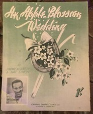 An Apple Blossom Wedding Sheet Music by Jimmy Kennedy & Nat Simon