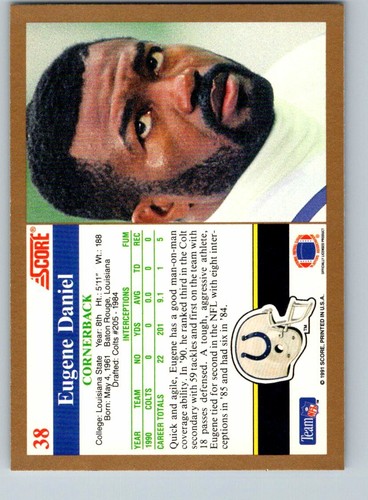 1991 Score Football Cards (1-100) - U-Pick From List - Picture 39 of 103