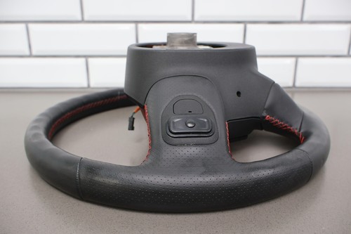 19-21 Ram 1500 Rebel OEM LEather Steering Wheel W/ Switches (Red/Black XR) - Picture 21 of 24