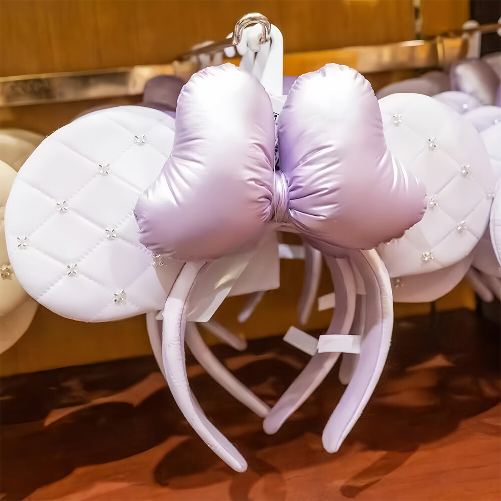 Tokyo Disney Resort Purple Ribbon Minnie Mouse Ears Headband