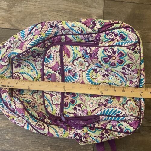 Mochila Vera Bradley Disney Parks Plums Up Mickey Minnie Campus púrpura - Imagen 12 de 18