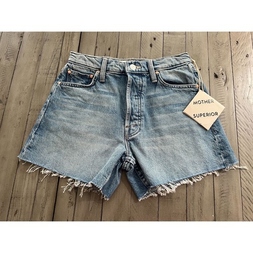 NWT MOTHER The Skipper Short And Long Fray Short Leap At The Chance Size 24 - Picture 3 of 7