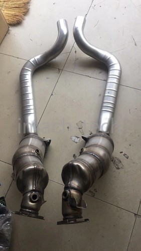 2Pcs Left Right Catalytic Converters for Porsche Panamera 4.8L V8 2010-2014 - Bild 2 von 2