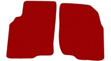 Rot Fußmatten, Automatten VORNE für Nissan Almera Tino 2000-2006 14xRand