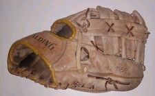 Vintage SPALDING 10" Baseball Glove, Leather Fielders Choice, 42-3955
