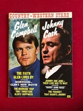 1970, Johnny Cash / Glen Campbell Magazine (No Label)  Scarce / Vintage