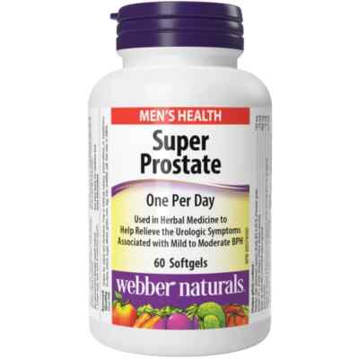 Webber Naturals Super Prostate One Per Day, 60 softgels