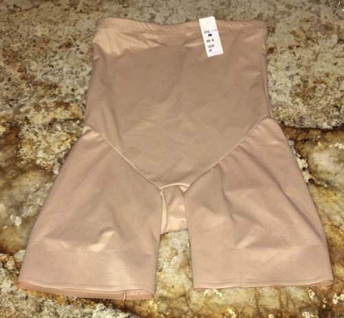 TC FINE INTIMATES Shape Away Back Magic Nude Hi Waist Thigh Slimmer Womens M 2X - Picture 5 of 11